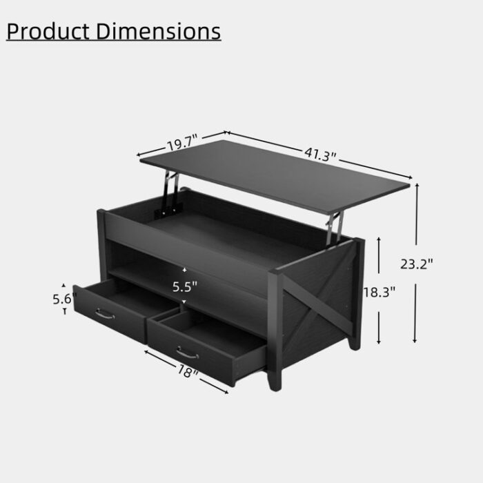 Teral Single Coffee Table - Chic Decora