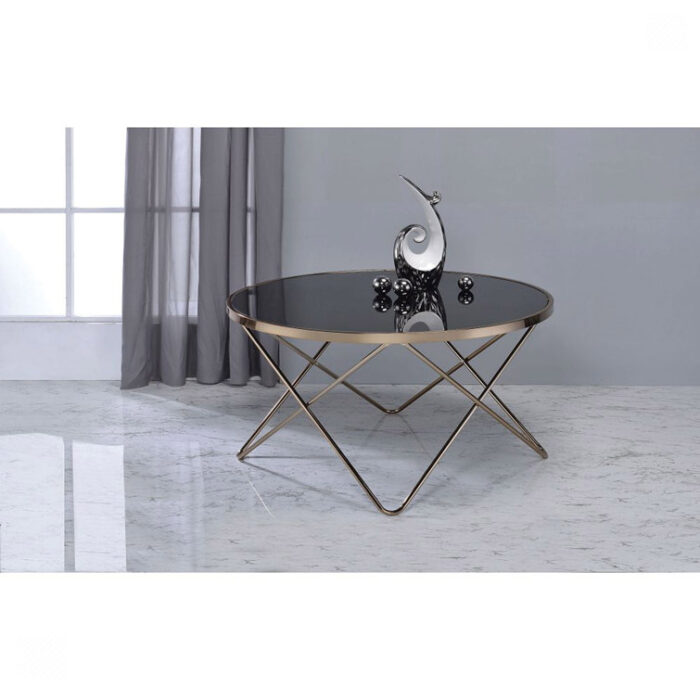 Tizian Glass Top Coffee Table - Chic Decora