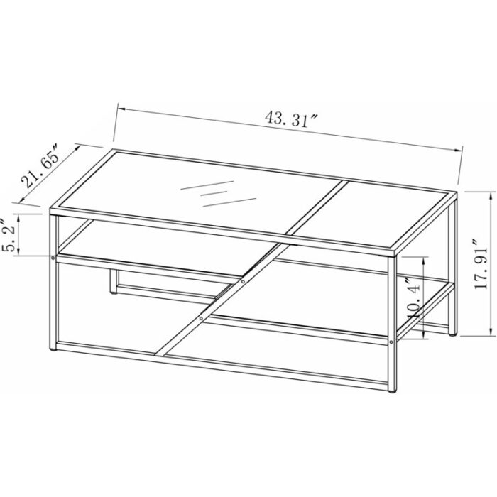 Tortosa Coffee Table - Chic Decora