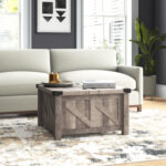 Tunnell Ybanez Lift Top 4 Legs Coffee Table with Storage - Chic Decora