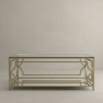 Tanja Glass Top Coffee Table - Chic Decora