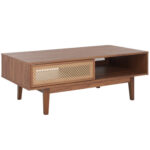 Wyatts 4 Legs Coffee Table with Storage - Chic Decora