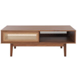 Wyatts 4 Legs Coffee Table with Storage - Chic Decora