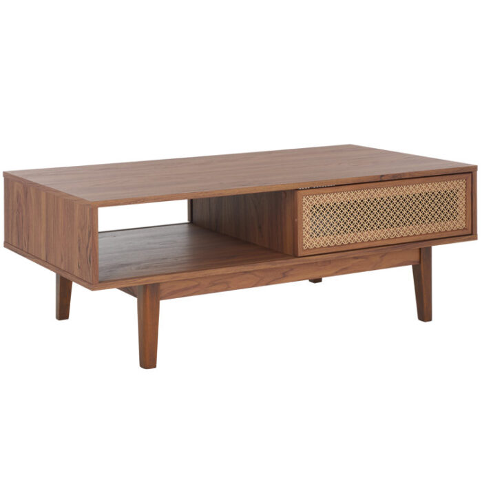 Wyatts 4 Legs Coffee Table with Storage - Chic Decora