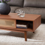 Wyatts 4 Legs Coffee Table with Storage - Chic Decora