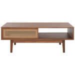 Wyatts 4 Legs Coffee Table with Storage - Chic Decora