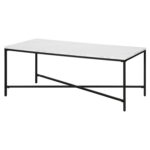 Xane 48″ Steel Coffee Table - Chic Decora