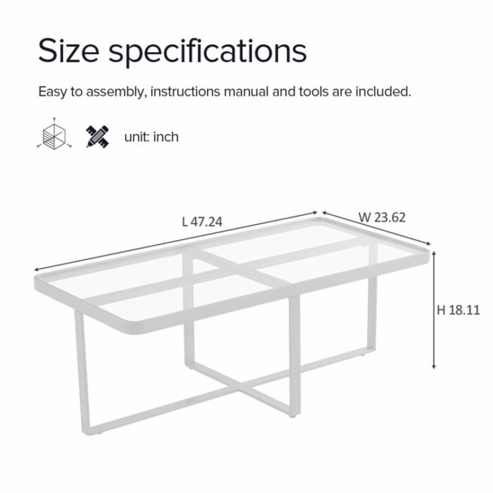 Yawen Coffee Table - Chic Decora