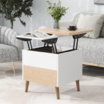 Zader lift top coffee table,Cocktail Table,coffe table with Storage - Chic Decora