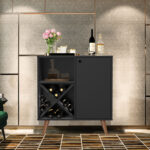 27.55” Bar Cabinet - Chic Decora