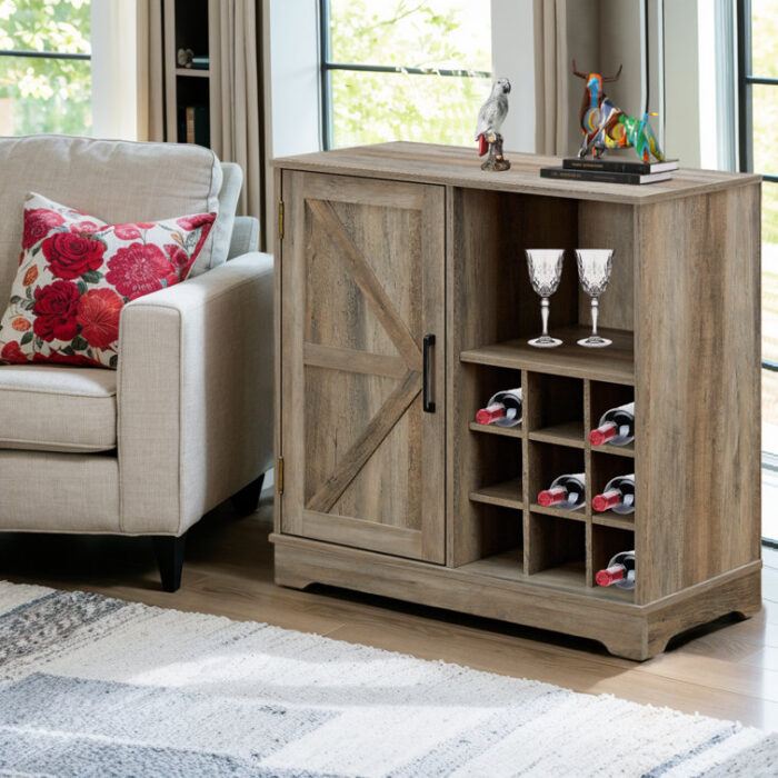 31.5” Bar Cabinet - Chic Decora