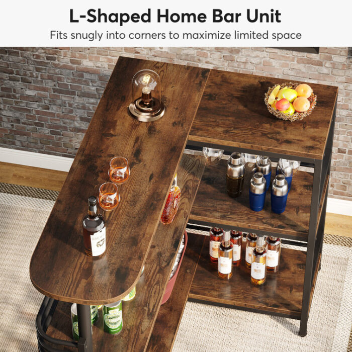 47.24” Bar Cabinet - Chic Decora