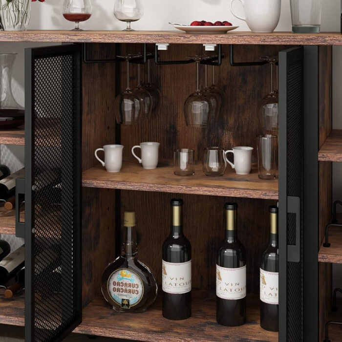 55.11” Bar Cabinet - Chic Decora