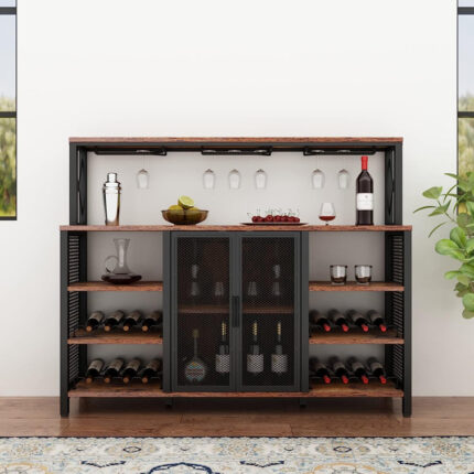 55.11” Bar Cabinet - Chic Decora