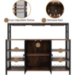 55.11” Bar Cabinet - Chic Decora