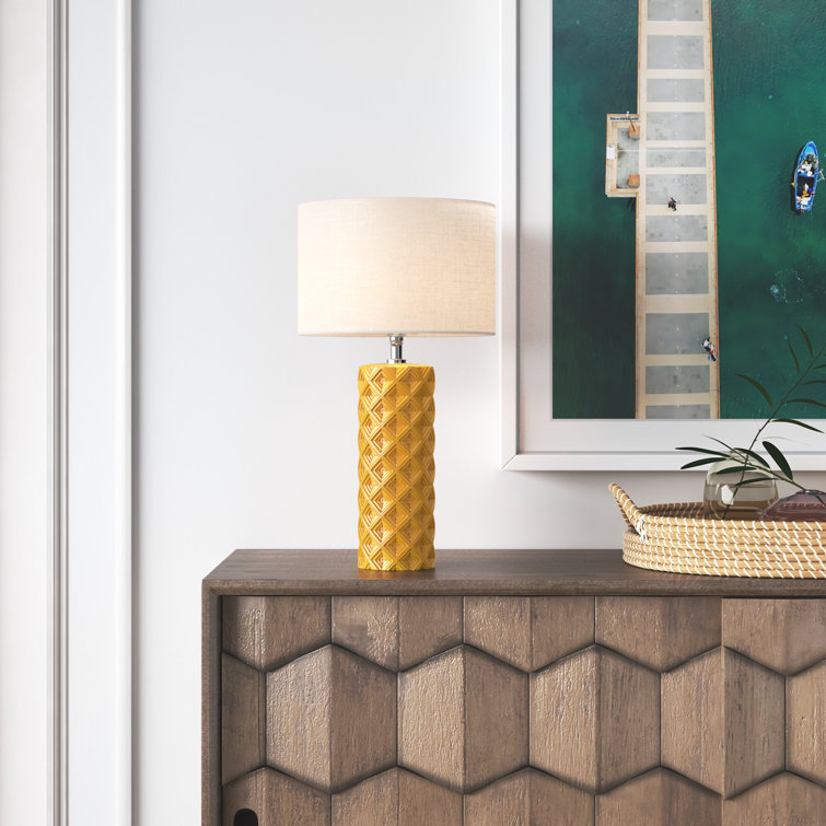 Acein Geometric Ceramic Table Lamp - Chic Decora