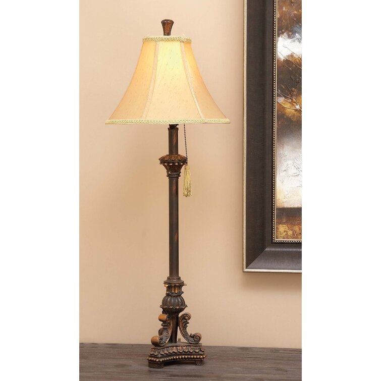 Adalwen Stone Buffet Lamp - Chic Decora