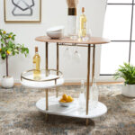 Adarna Metal Bar Cart - Chic Decora