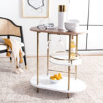 Adarna Metal Bar Cart - Chic Decora