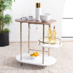 Adarna Metal Bar Cart - Chic Decora