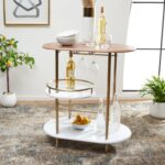 Adarna Metal Bar Cart - Chic Decora