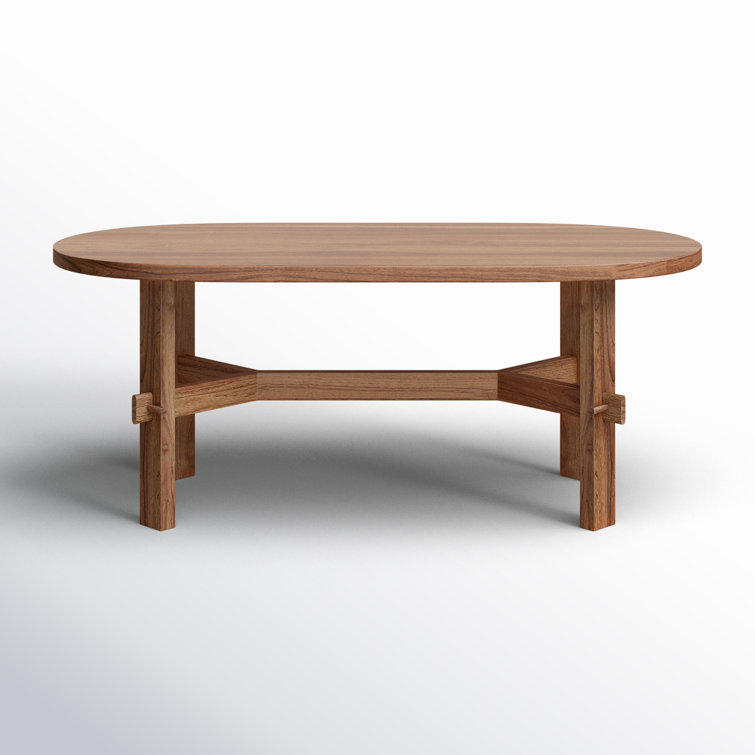 Addy Solid Wood Coffee Table - Chic Decora