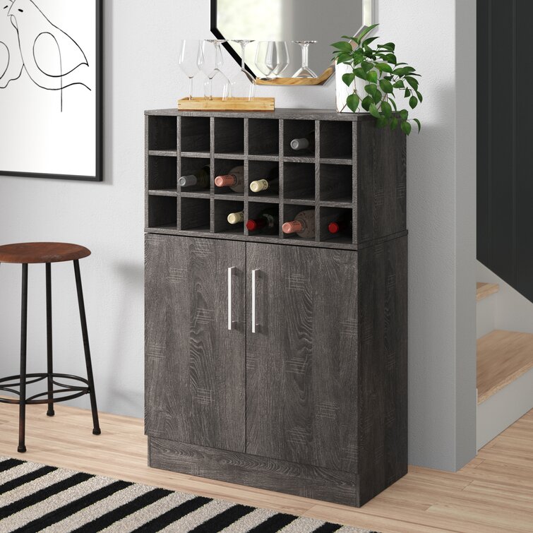 Agampreet 28.15” Bar Cabinet - Chic Decora