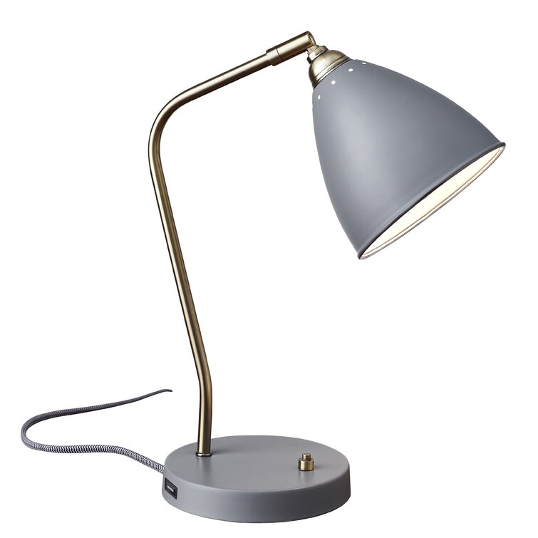 Agatho Adjustable Metal USB Desk Lamp - Chic Decora