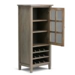 Agrippino Warm Shaker High Storage Wine Rack - Chic Decora