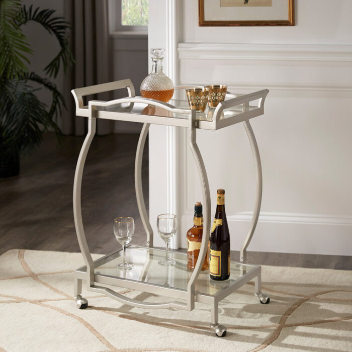 Aileigh Metal Bar Cart - Chic Decora