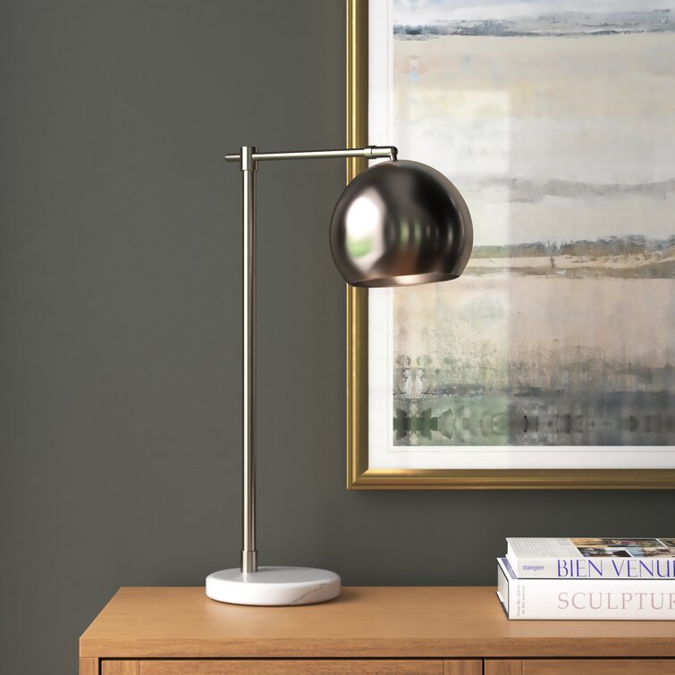 Alessia Metal Round 22″ Desk Lamp - Chic Decora