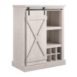 Allan 28.4” Bar Cabinet - Chic Decora