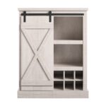 Allan 28.4” Bar Cabinet - Chic Decora