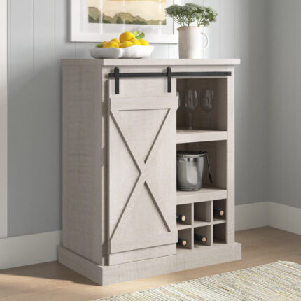 Allan 28.4” Bar Cabinet - Chic Decora