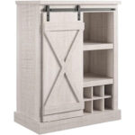 Allan 28.4” Bar Cabinet - Chic Decora