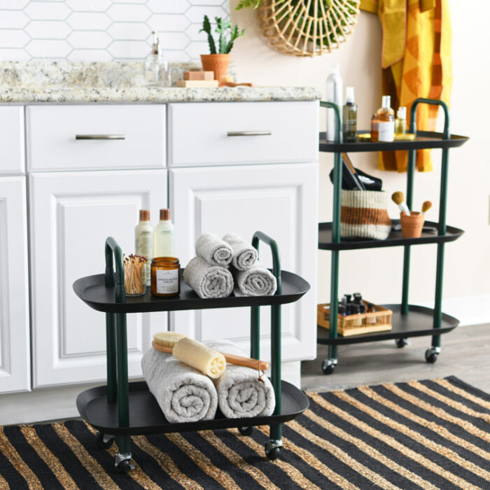 Alline Metal Bar Cart - Chic Decora