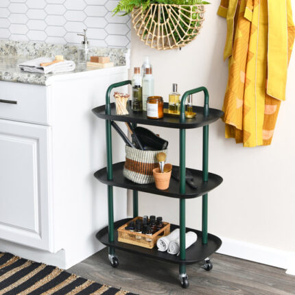 Alline Metal Bar Cart - Chic Decora