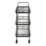 Aloria Metal Bar Cart - Chic Decora