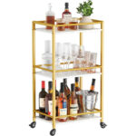 Alrita Metal Bar Cart - Chic Decora