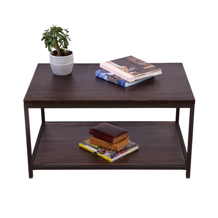 Anayanci Solid Wood Top Coffee Table - Chic Decora