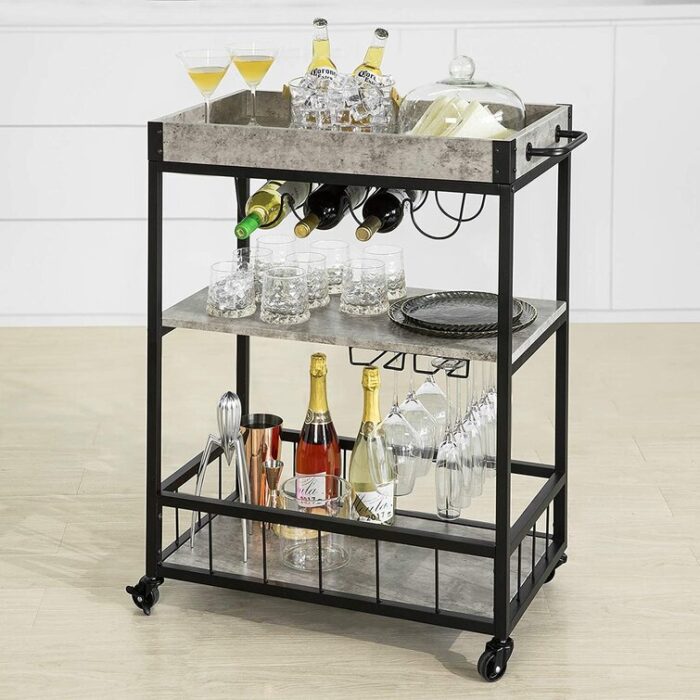 Andzela Bar Cart - Chic Decora