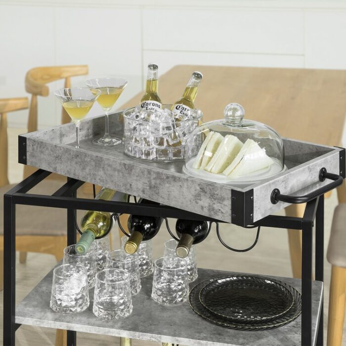 Andzela Bar Cart - Chic Decora