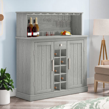 Annilyn 47.24” Wine Bar - Chic Decora