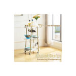 Antonnio Metal Bar Cart - Chic Decora