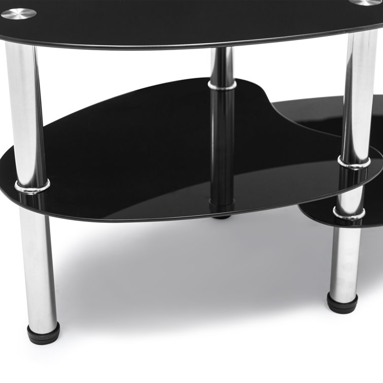 Areatha Glass Top Coffee Table - Chic Decora