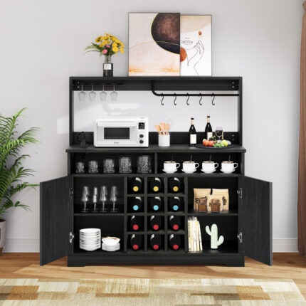 Arieona 47.2” Bar Cabinet - Chic Decora