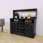 Arieona 47.2” Bar Cabinet - Chic Decora