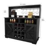 Arieona 47.2” Bar Cabinet - Chic Decora