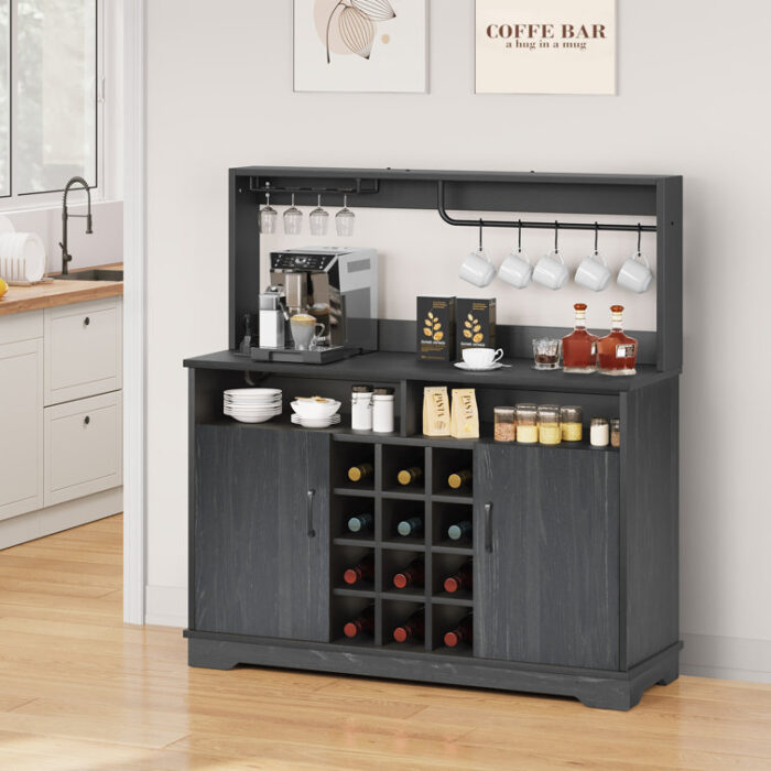 Arieona 47.2” Bar Cabinet - Chic Decora