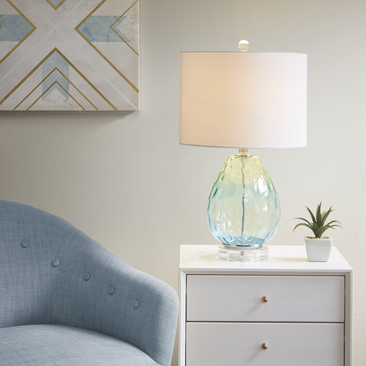 Arlean Glass Ombre Table Lamp - Chic Decora